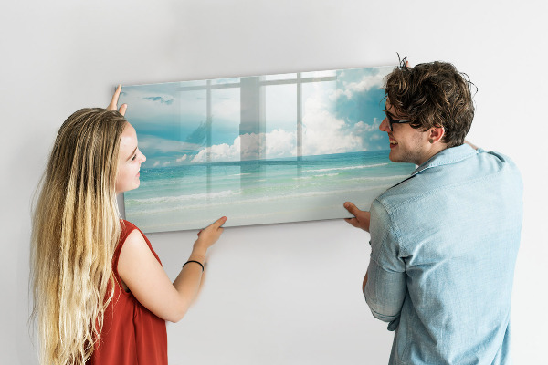 Tablă cu marker Tablă magnetică cu fotografii de pe malul mării