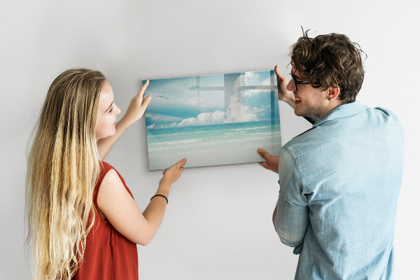 Tablă cu marker Tablă magnetică cu fotografii de pe malul mării