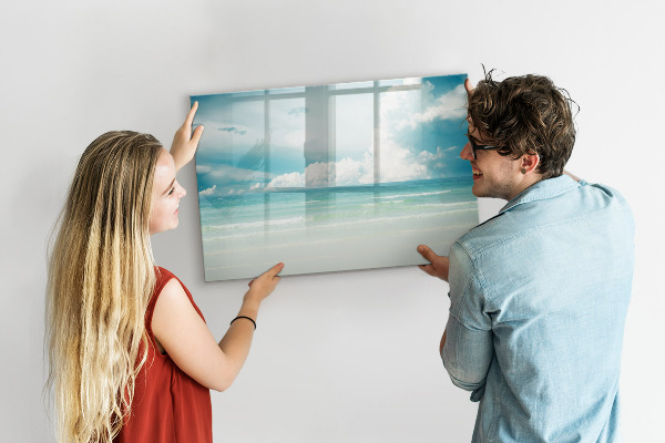 Tablă cu marker Tablă magnetică cu fotografii de pe malul mării