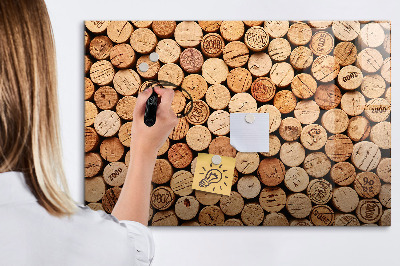 Tablă cu marker Tablă foto cu plută de vin