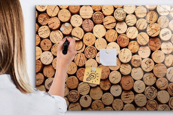 Tablă cu marker Tablă foto cu plută de vin