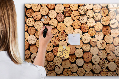 Tablă cu marker Tablă foto cu plută de vin