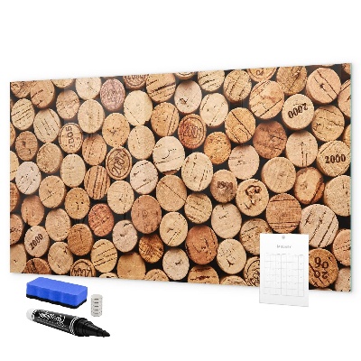 Tablă cu marker Tablă foto cu plută de vin
