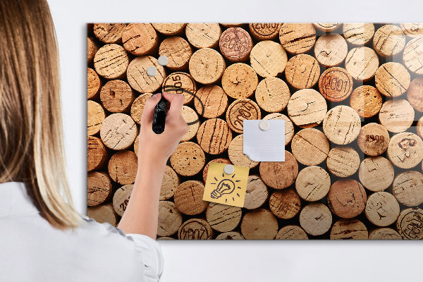 Tablă cu marker Tablă foto cu plută de vin