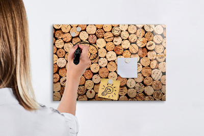 Tablă cu marker Tablă foto cu plută de vin