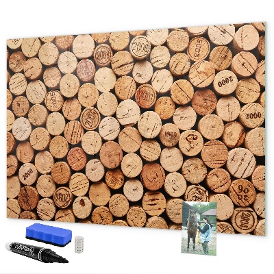 Tablă cu marker Tablă foto cu plută de vin
