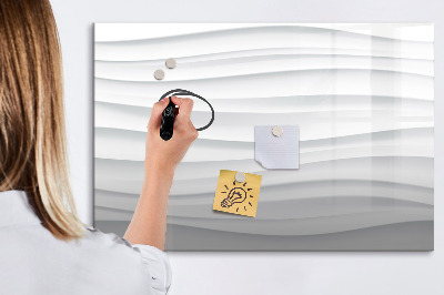 Tablă magnetică de scris O tablă elegantă pentru notițe și fotografii
