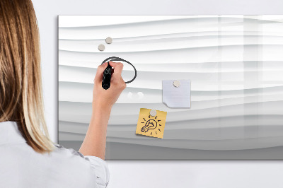 Tablă magnetică de scris O tablă elegantă pentru notițe și fotografii