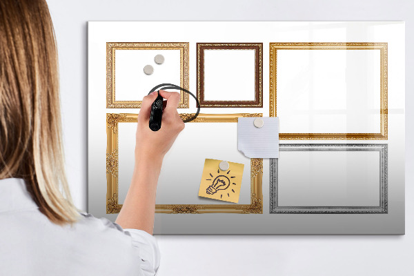Tablă cu marker Un loc creativ pentru fotografii și notițe