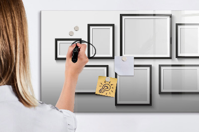 Tablă magnetică de scris Tablă modernă pentru fotografii și notițe