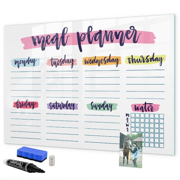 Tablă cu marker Planificator de mese zilnic