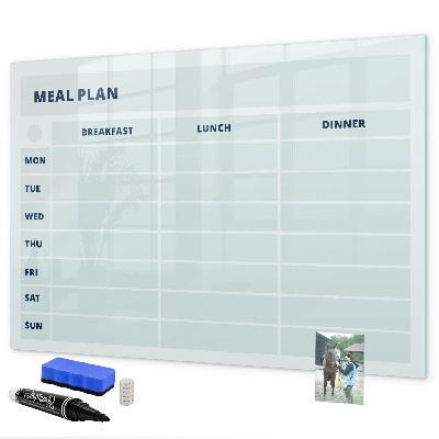Tablă cu marker Plan de masă cu spațiu pentru fotografii
