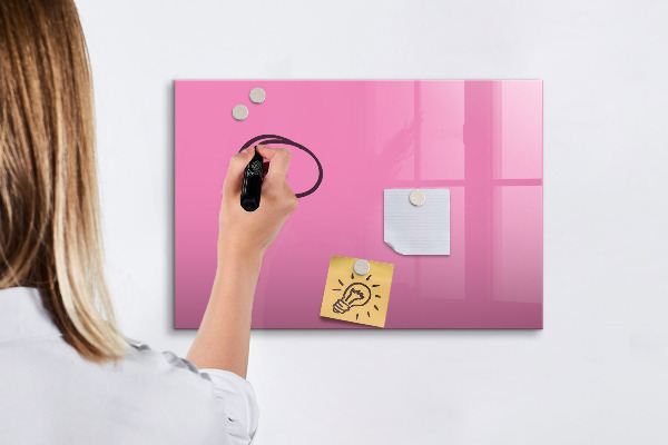 Tablă cu marker Tablă roz pentru notițe și fotografii