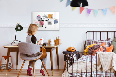 Tablă cu marker Tablă creativă pentru prezentarea amintirilor