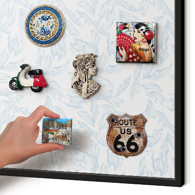 Panou magnetic mural decorativ cadru negru Temă luminoasă