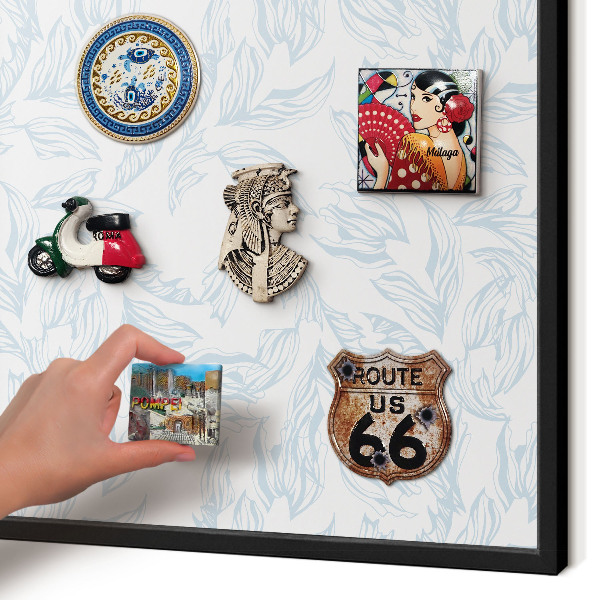 Panou magnetic mural decorativ cadru negru Temă luminoasă