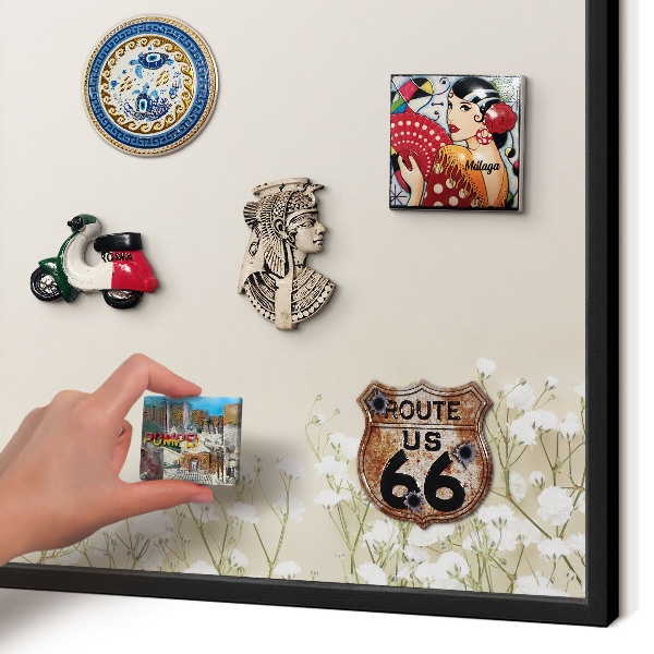 Panou magnetic mural decorativ cadru negru Natură subtilă