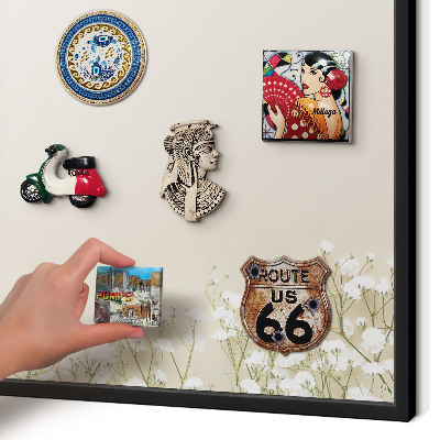 Panou magnetic mural decorativ cadru negru Natură subtilă