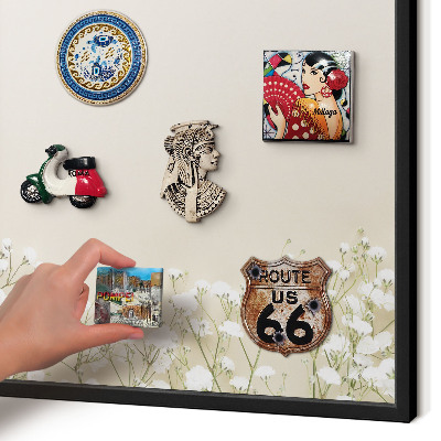 Panou magnetic mural decorativ cadru negru Natură subtilă