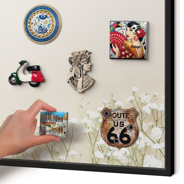 Panou magnetic mural decorativ cadru negru Natură subtilă