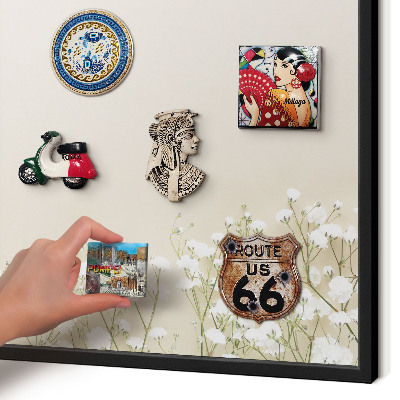 Panou magnetic mural decorativ cadru negru Natură subtilă