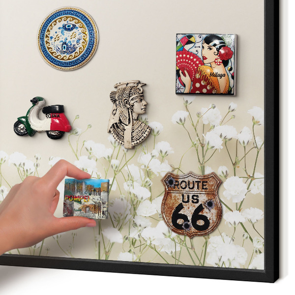 Panou magnetic mural decorativ cadru negru Natură subtilă