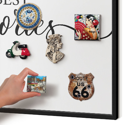 Panou magnetic mural decorativ cadru negru Amintiri inspiratoare
