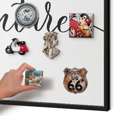 Panou magnetic mural decorativ cadru negru Aventură scrisă