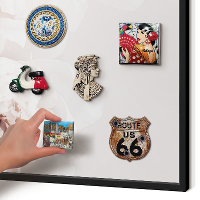 Panou magnetic mural decorativ cadru negru Bujori albi