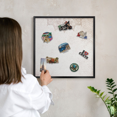 Panou magnetic mural decorativ cadru negru Modele etnice