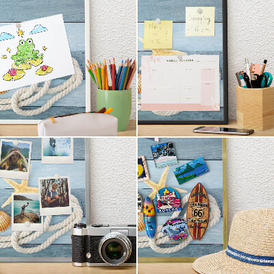 Panou magnetic mural decorativ cadru negru Clima maritimă