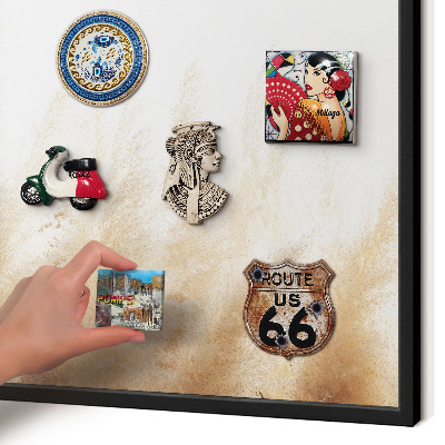 Panou magnetic mural decorativ cadru negru Ierburi esențiale