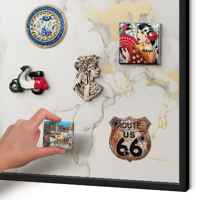 Panou magnetic mural decorativ cadru negru Eleganță delicată