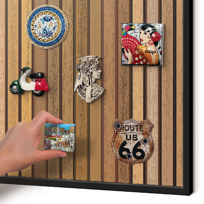 Panou magnetic mural decorativ cadru negru Centuri calde