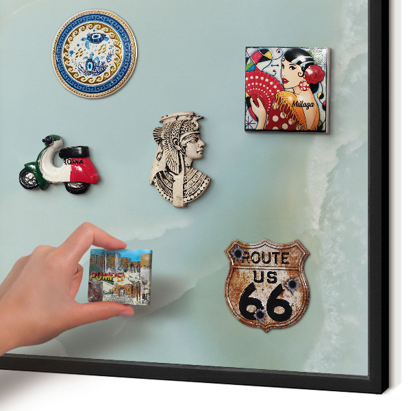 Panou magnetic mural decorativ cadru negru Armonie pașnică