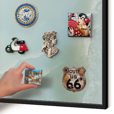 Panou magnetic mural decorativ cadru negru Armonie pașnică