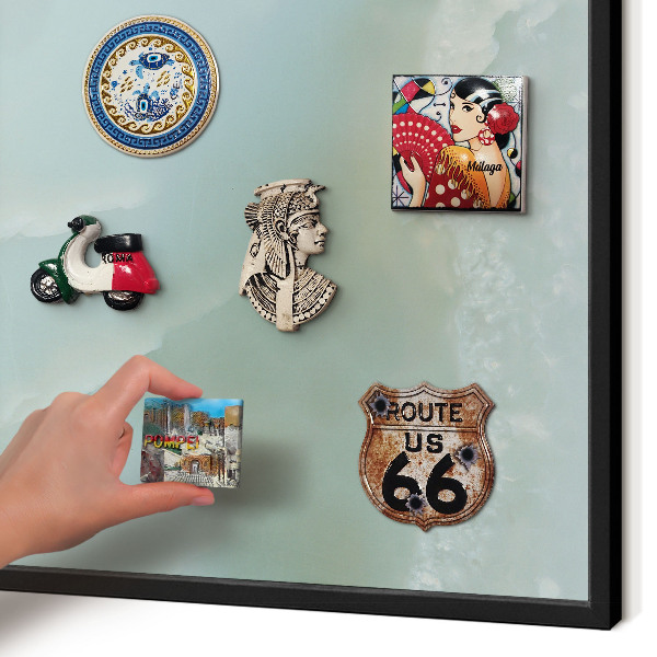 Panou magnetic mural decorativ cadru negru Armonie pașnică