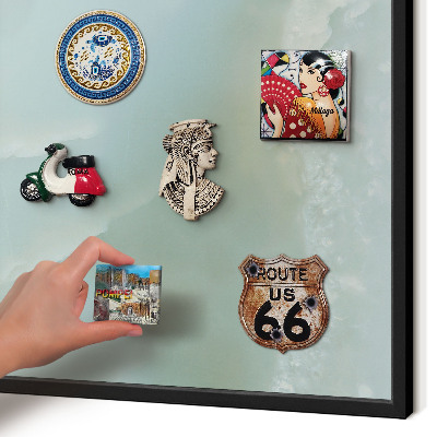 Panou magnetic mural decorativ cadru negru Armonie pașnică