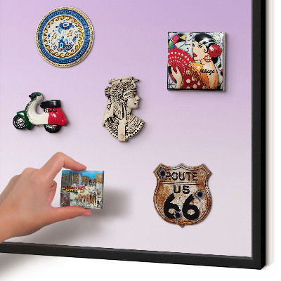 Panou magnetic mural decorativ cadru negru Gradient subtil