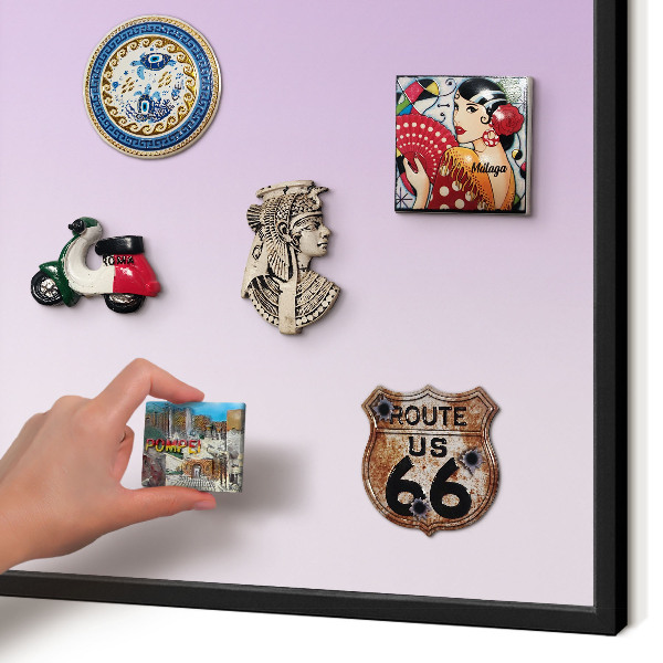 Panou magnetic mural decorativ cadru negru Gradient subtil
