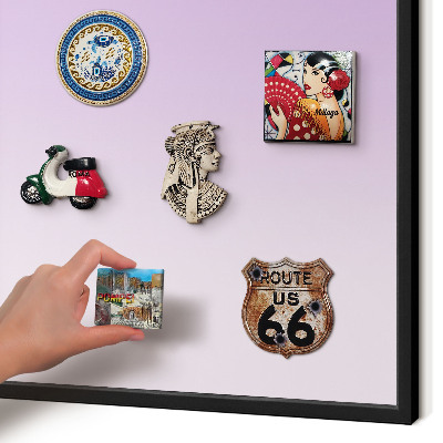 Panou magnetic mural decorativ cadru negru Gradient subtil