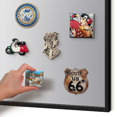 Panou magnetic mural decorativ cadru negru Gradient de gri