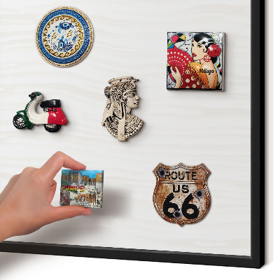 Panou magnetic mural decorativ cadru negru Armonia liniilor