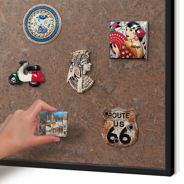 Panou magnetic mural decorativ cadru negru Covor de toamnă