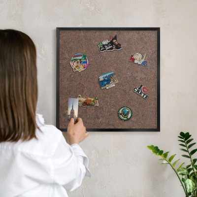 Panou magnetic mural decorativ cadru negru Covor de toamnă