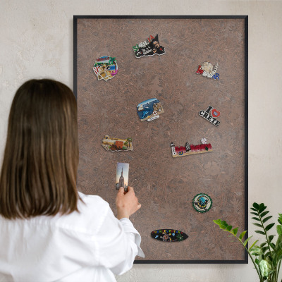 Panou magnetic mural decorativ cadru negru Covor de toamnă