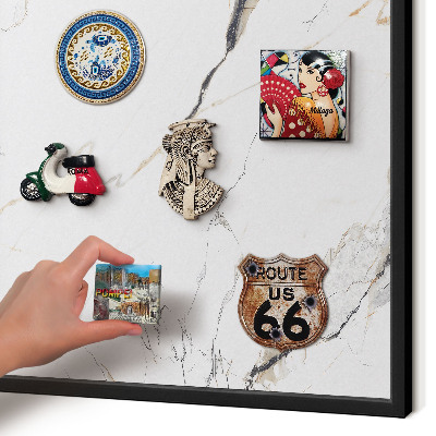 Panou magnetic mural decorativ cadru negru Eleganță modernă