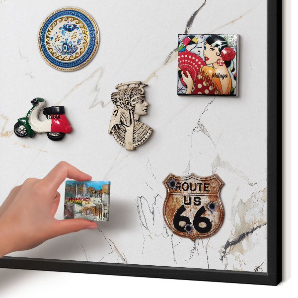 Panou magnetic mural decorativ cadru negru Eleganță modernă