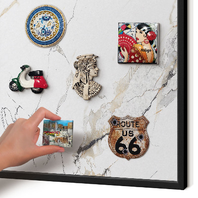 Panou magnetic mural decorativ cadru negru Eleganță modernă