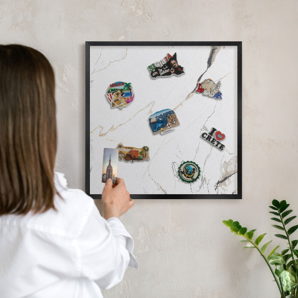 Panou magnetic mural decorativ cadru negru Eleganță modernă